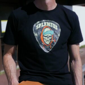 T-shirt noir unisexe